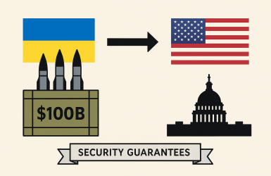 सुरक्षा ग्यारेन्टीका लागि युक्रेनको १०० अर्ब डलरको अमेरिकी हतियार प्रस्ताव